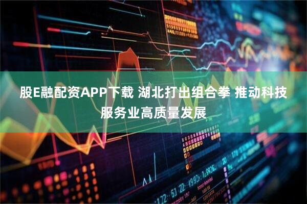 股E融配资APP下载 湖北打出组合拳 推动科技服务业高质量发展