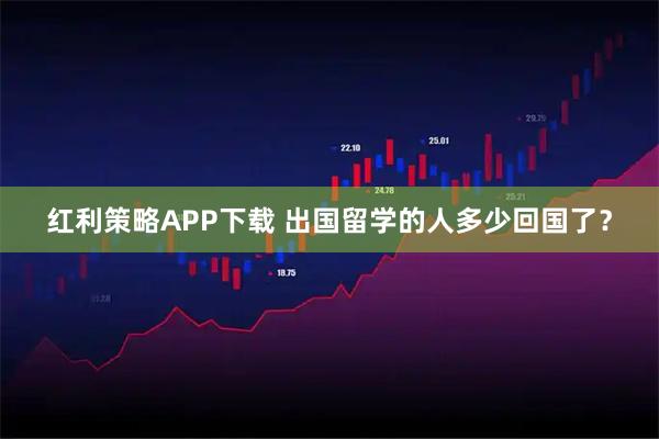 红利策略APP下载 出国留学的人多少回国了？